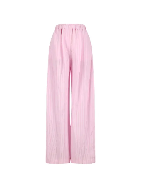 THELATEST pantalones anchos con motivo de rayas