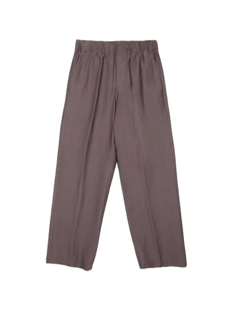 Costumein elatstic-waistband trousers