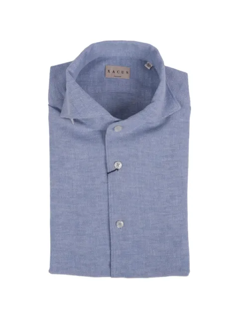Xacus tailor-fit piqué shirt