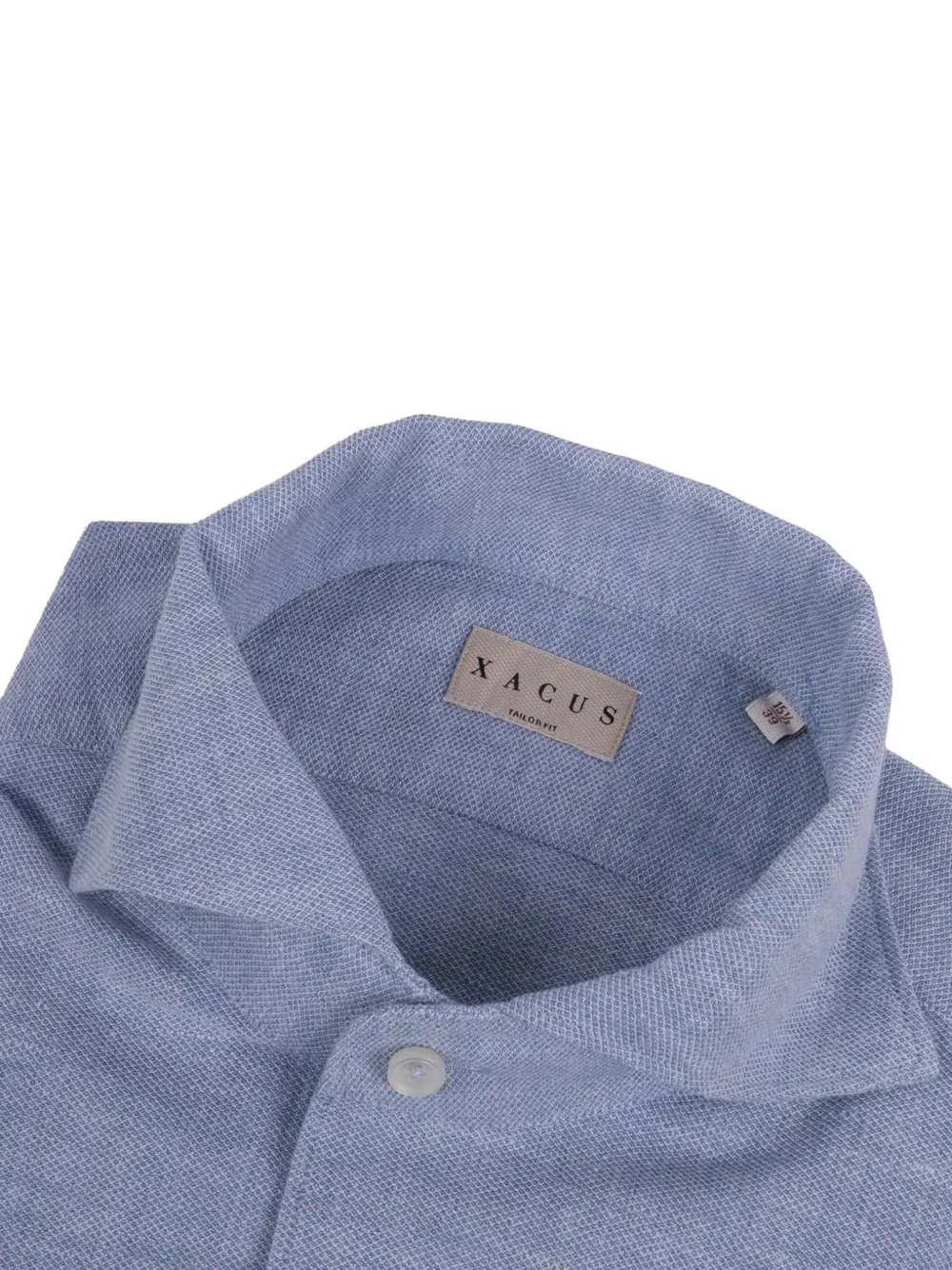 Xacus Piqué overhemd Blauw