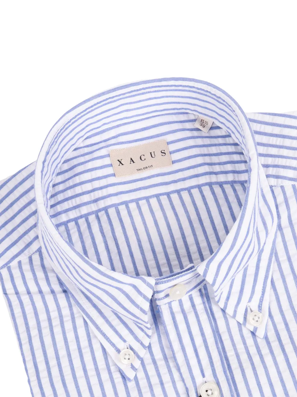 Xacus Gestreept overhemd Blauw