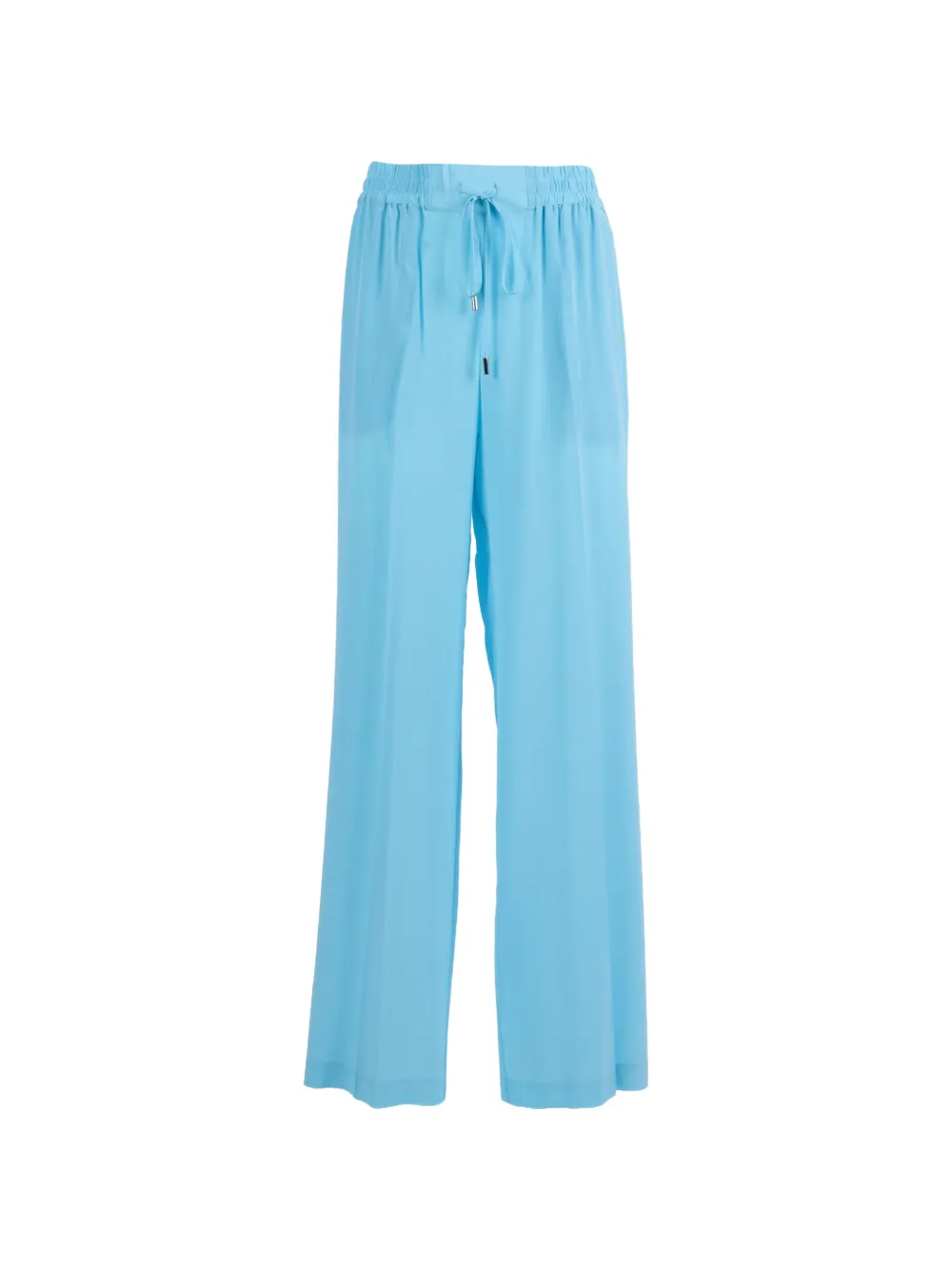 Ermanno Scervino drawstring silk trousers - Blu
