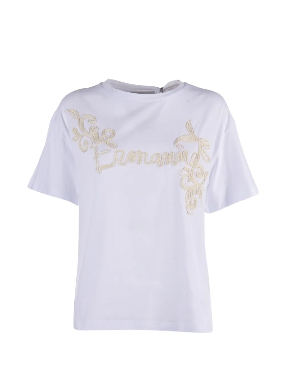 Ermanno Scervino embroidered logo t-shirt - Bianco
