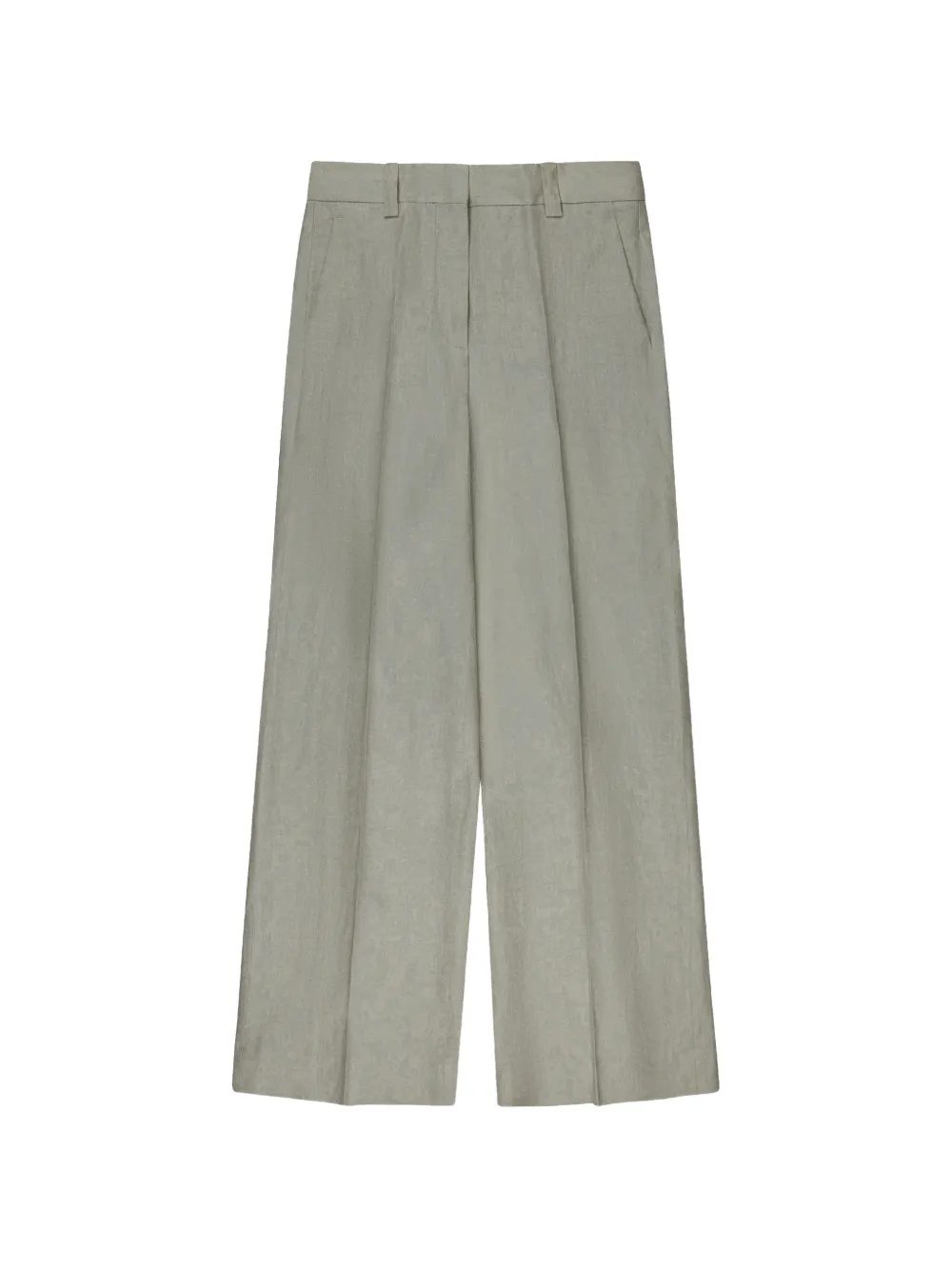 Incotex regular-fit linen trousers - Verde