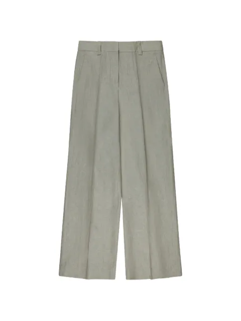 Incotex regular-fit linen trousers