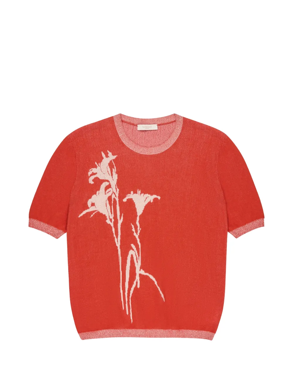 Zanone jacquard lily T-shirt - Rot