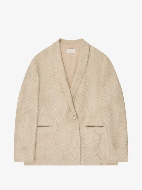 Montedoro jacquard wide jacket