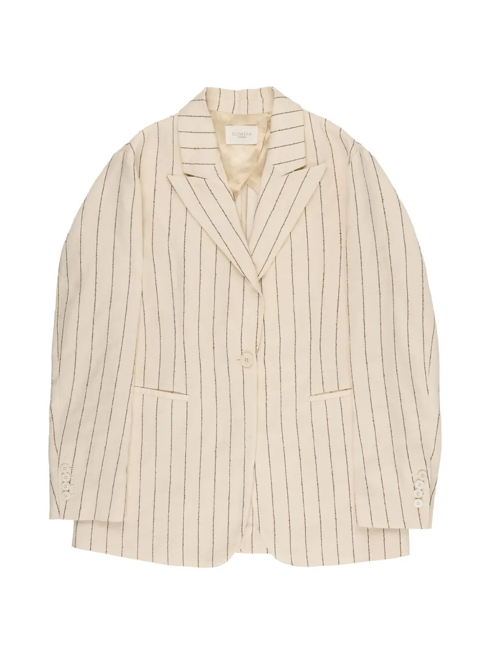Montedoro pinstripe blazer - Toni neutri