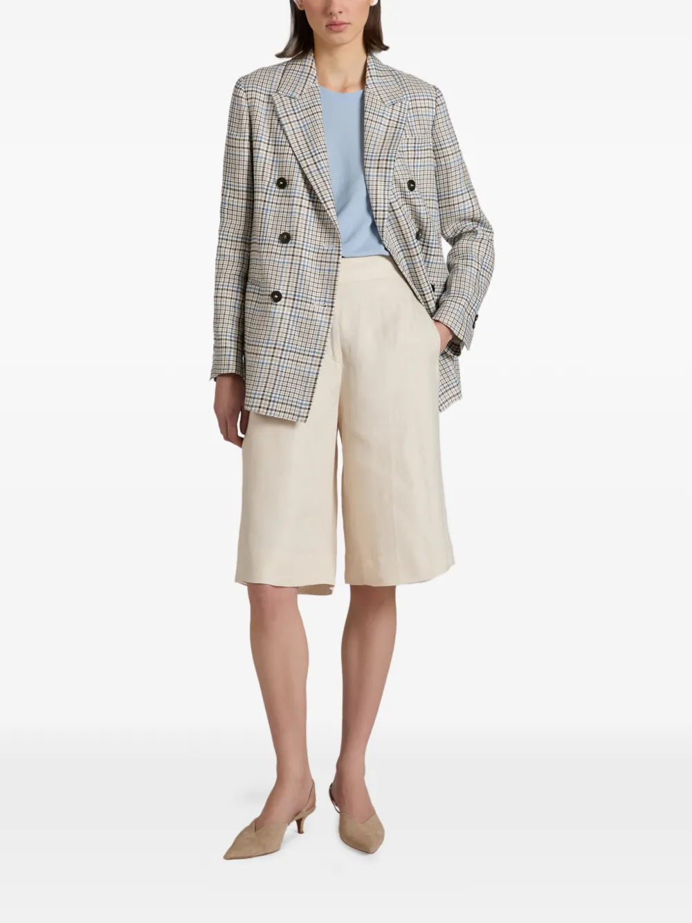  Incotex Wide Fit Shorts - Neutrals 