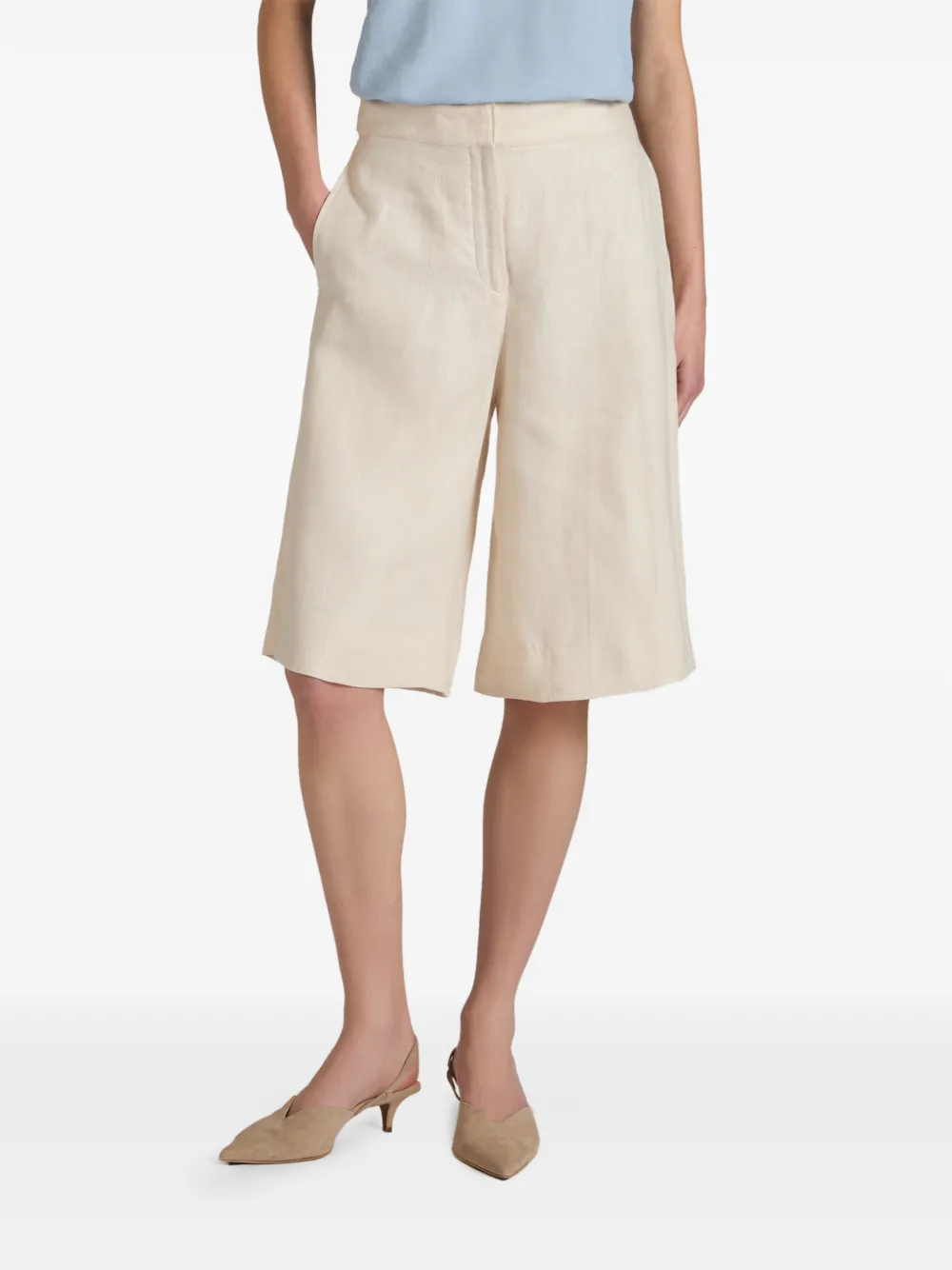  Incotex Wide Fit Shorts - Neutrals 