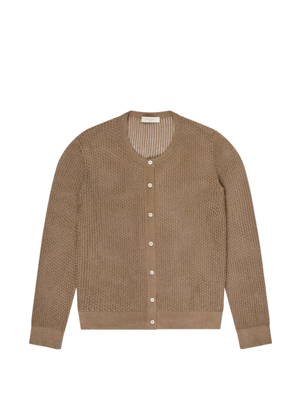 Zanone open-knit cardigan - Marrone