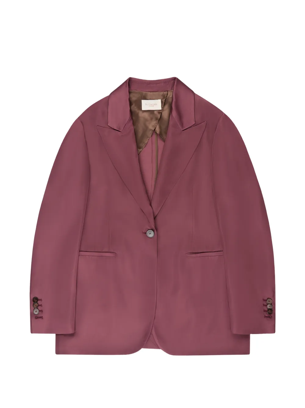 Montedoro satin blazer - Viola