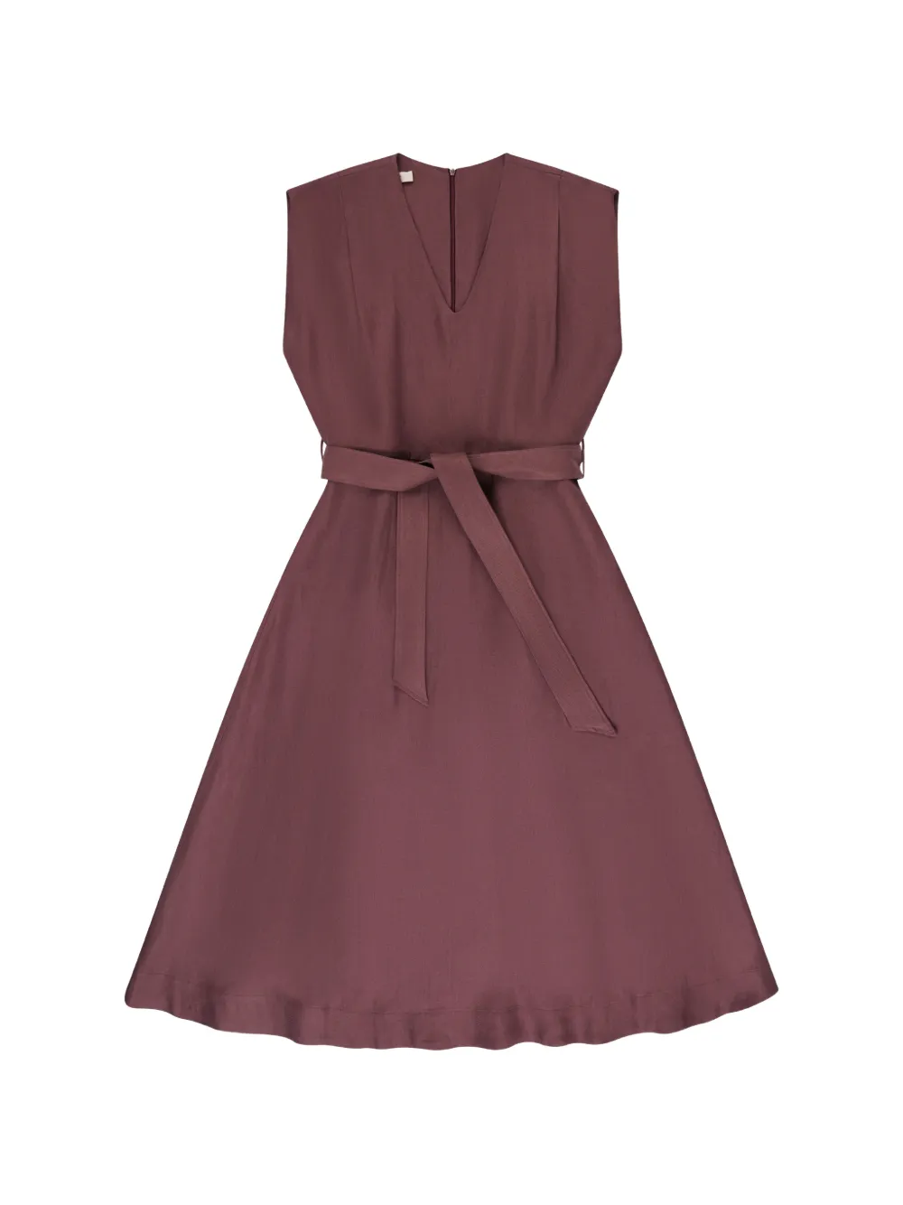 Glanshirt linen midi dress - Rosa