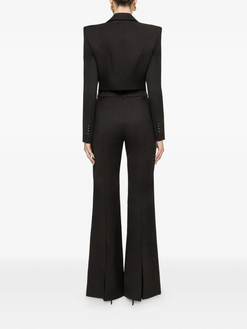 NISSA Cropped blazer Zwart