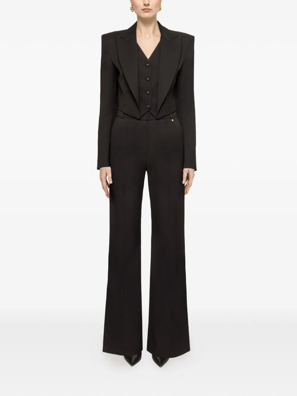  Nissa Cropped Blazer - Black 