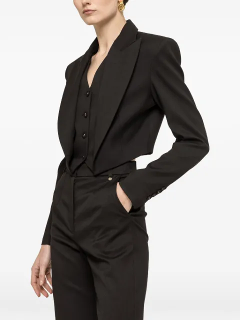 NISSA blazer à coupe crop