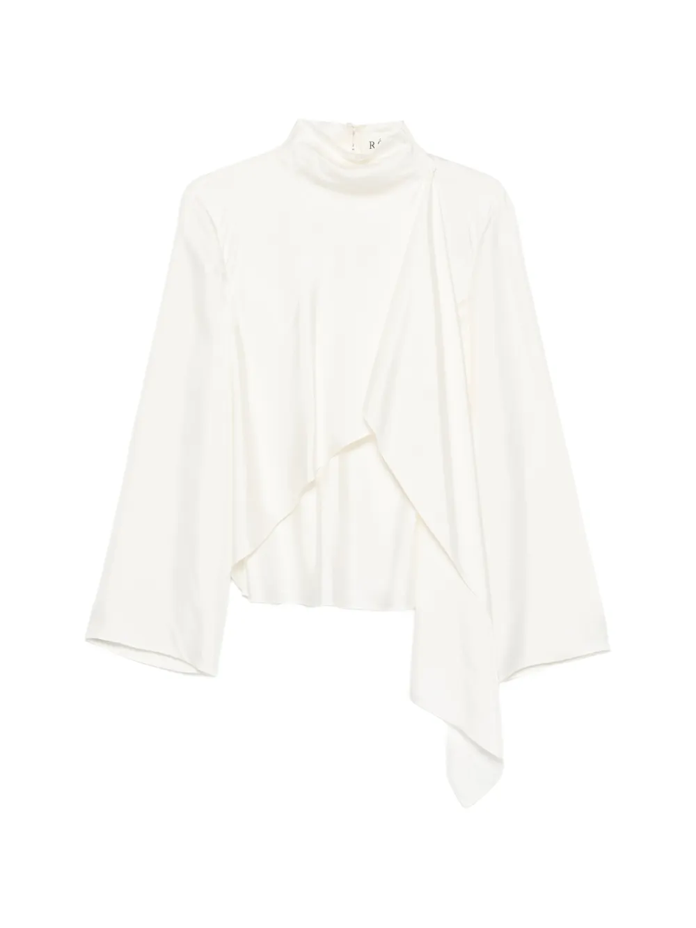 Róhe foulard-style draped top - Bianco