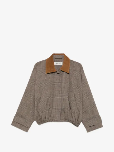 Róhe suede-collar jacket
