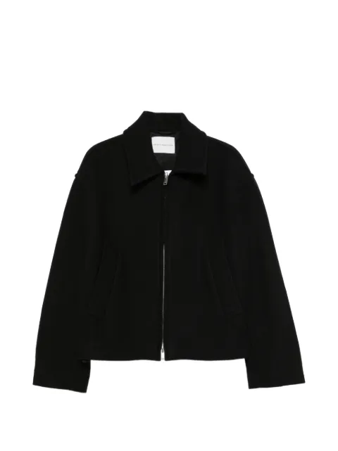 Studio Nicholson zip-up spread-collar shirt jacket