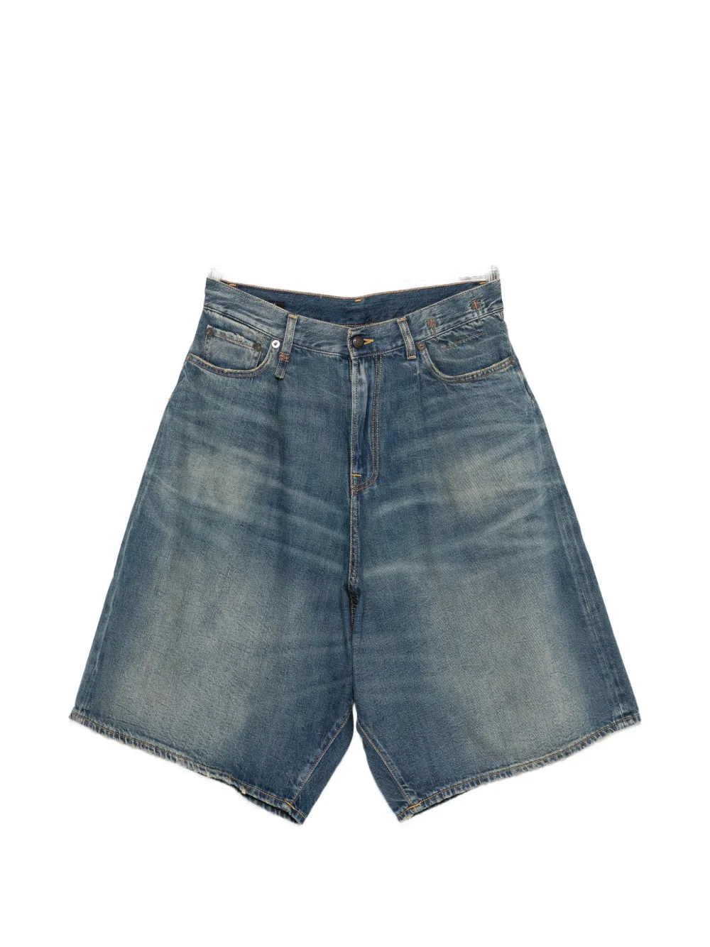 R13 Jesse denim shorts - Blu