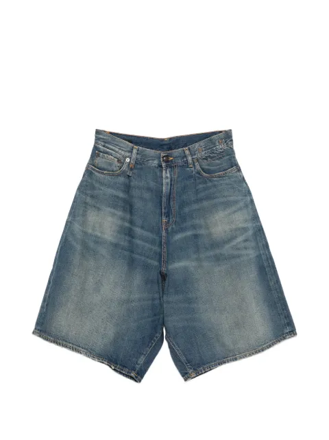 R13 Jesse denim shorts