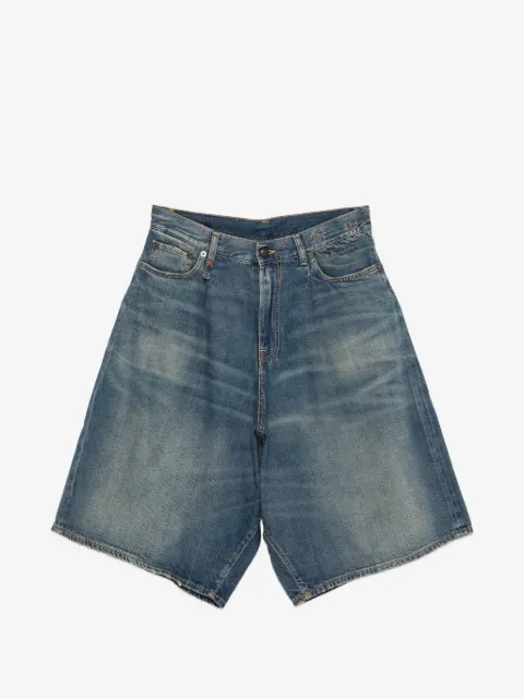 R13 Jesse denim shorts