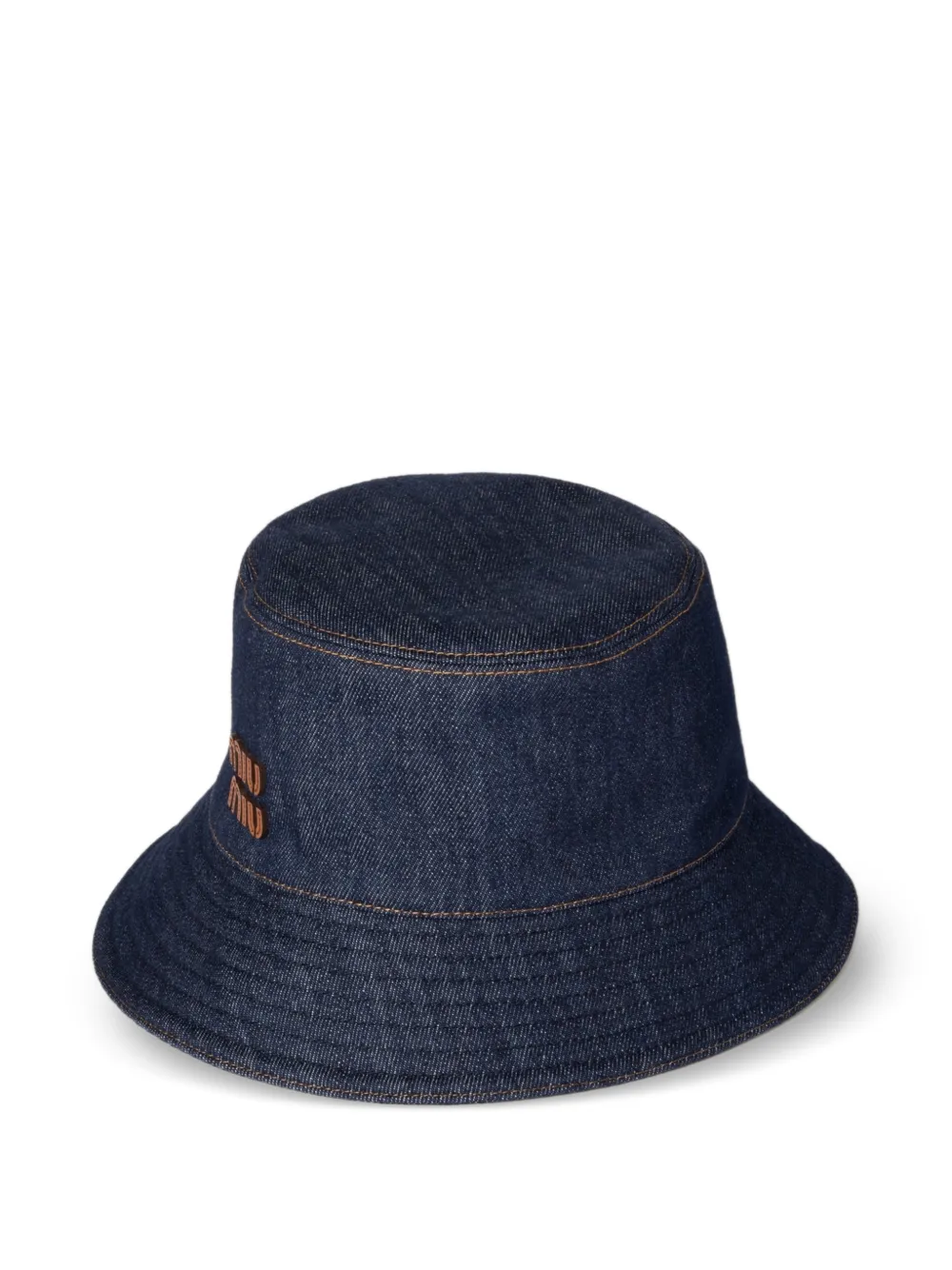 Miu Miu denim bucket hat - Blau