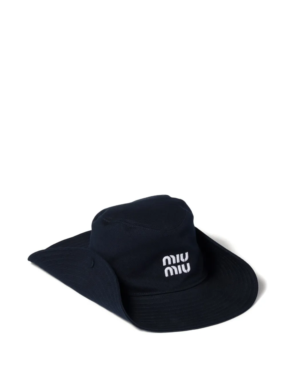 Miu Miu Drill Mütze - Blau