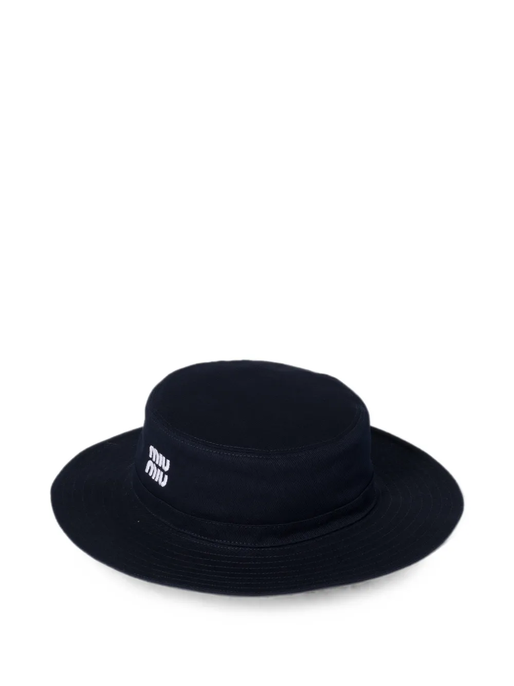 Miu Drill hoed Blauw
