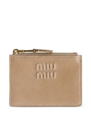 Miu Miu カードケース | ピンク | FARFETCH JP