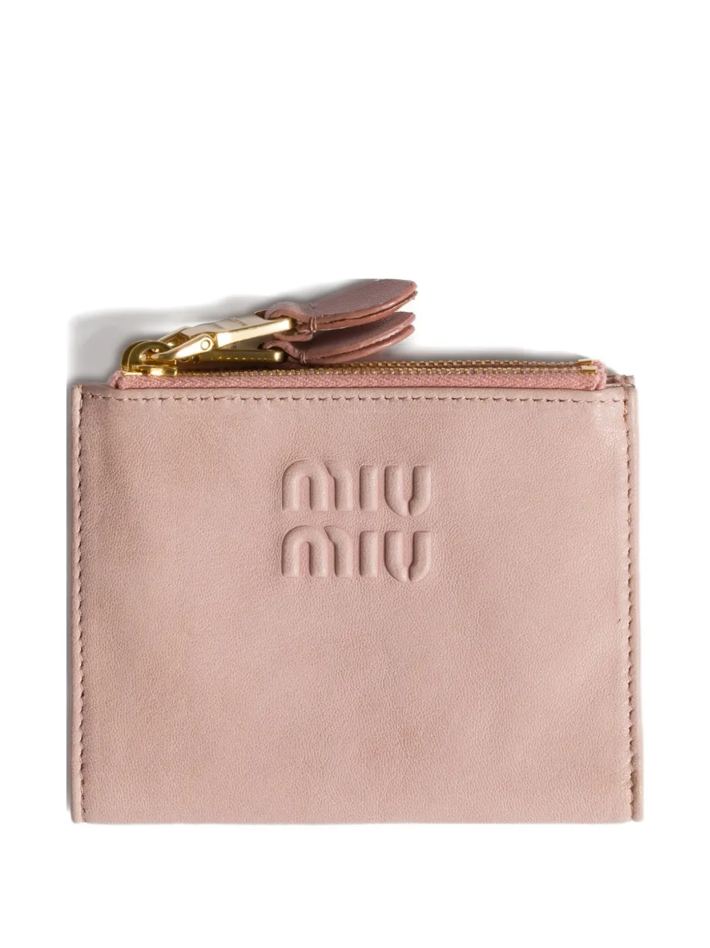 Miu Miu small nappa leather wallet - Rosa