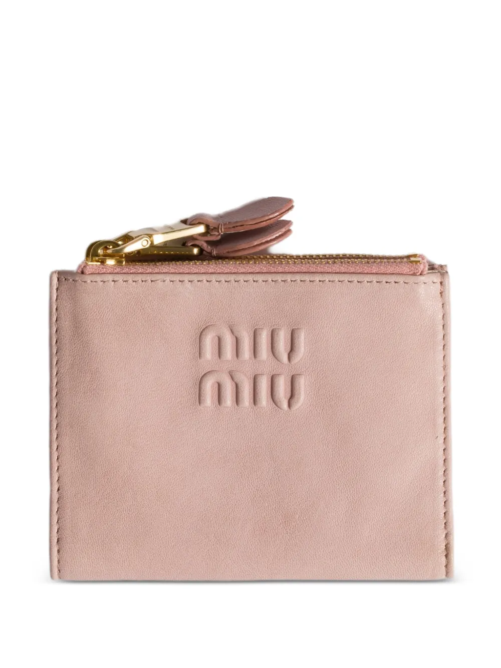 Miu Miu small nappa leather wallet - Rosa