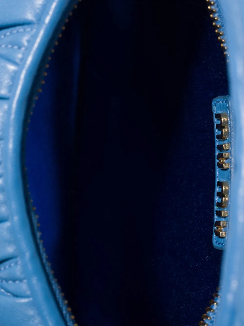 Miu Wander matelassé nappaleren shopper Blauw