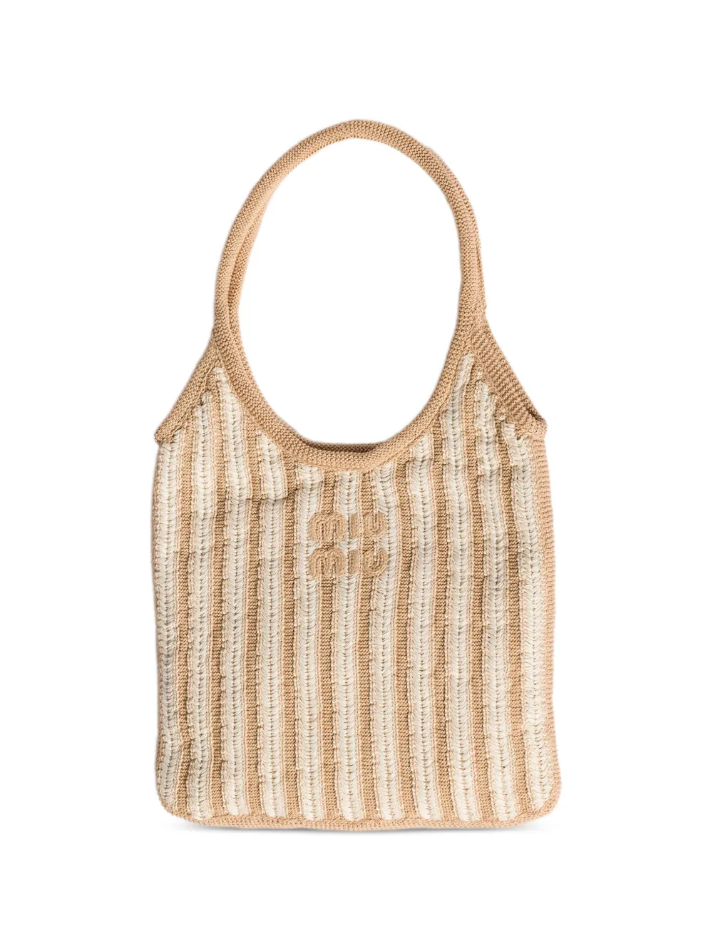Miu Miu Ivy crochet bag - Nude