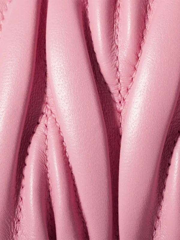 Miu Miu Wander Matelassé Nappa Leather Shoulder Bag mini-bag