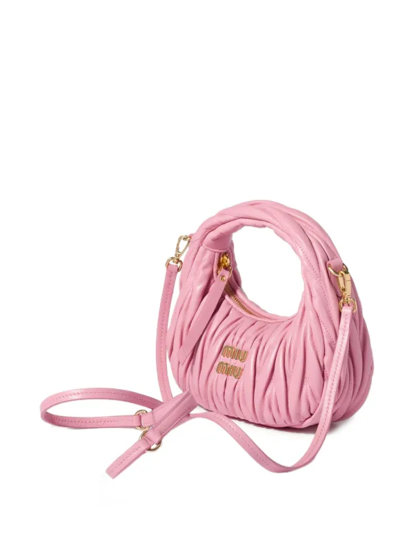 Miu Miu Wander Matelassé Nappa Leather Shoulder Bag mini-bag