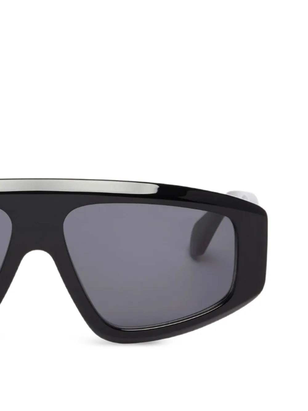 Alaia Eyewear Mask zonnebril Zwart