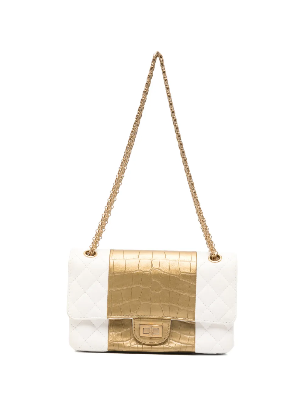 CHANEL Pre-Owned 2019 Mademoiselle diamond-quilting shoulder bag - Bianco