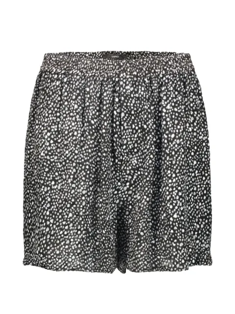 SAPIO N.º 42 devoré-effect shorts
