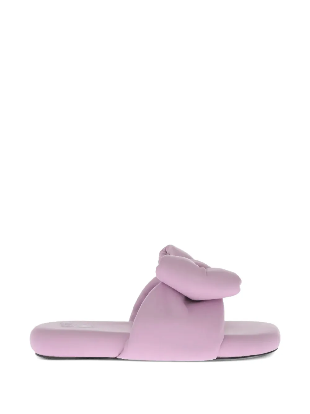 Off-White bow padded slides - Violett
