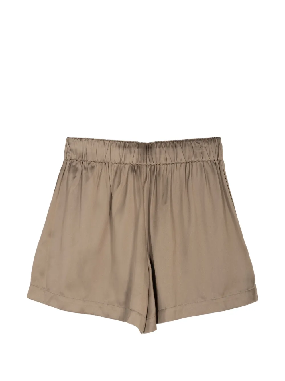 SA SU PHI Valentina shorts met elastische tailleband en trekkoord Beige