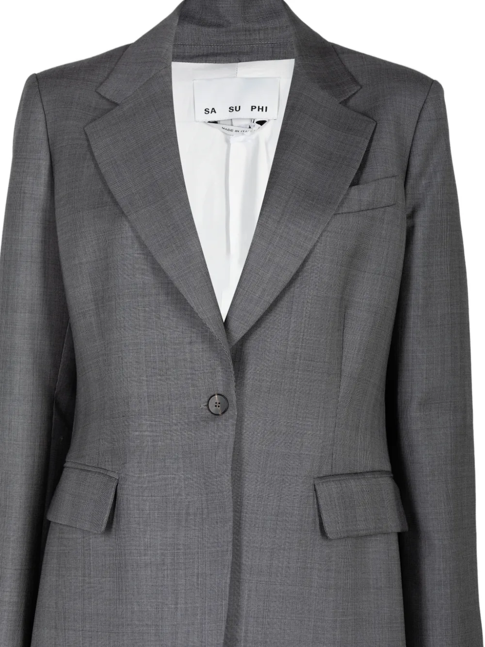  Sa Su Phi Blazer Andrea Con Solapas De Muesca - Gris 