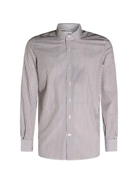 Mazzarelli striped button shirt