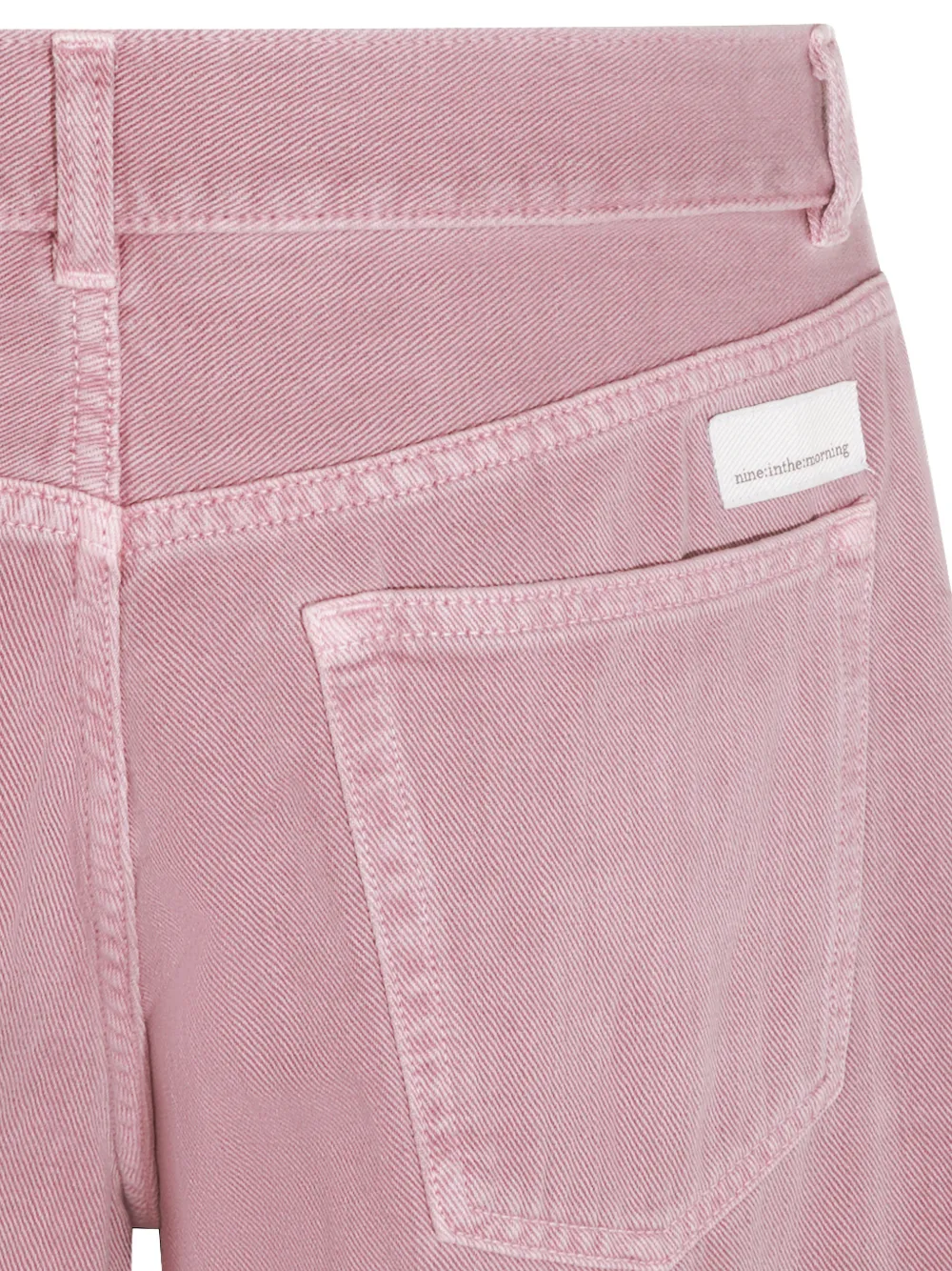 Nine In The Morning Jeans met wijde pijpen Roze