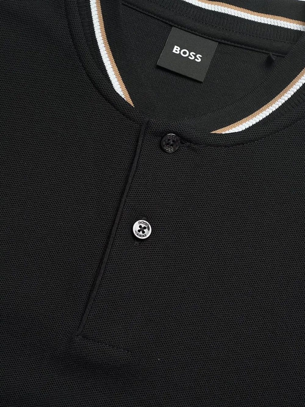  Boss Button T-shirt - Black 