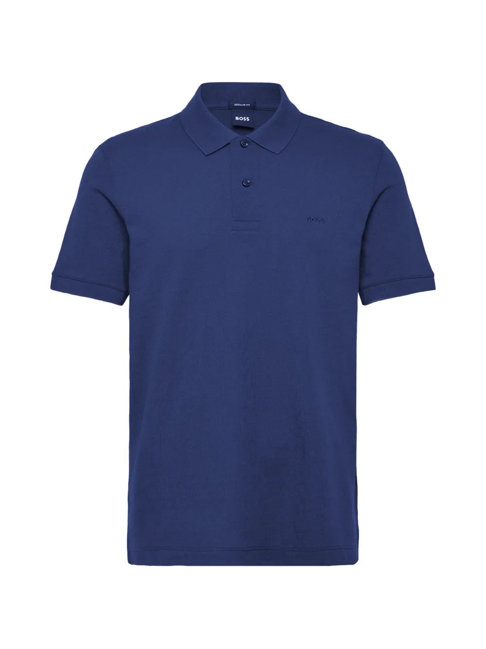 BOSS Pallas cotton-piqué polo shirt - Blau