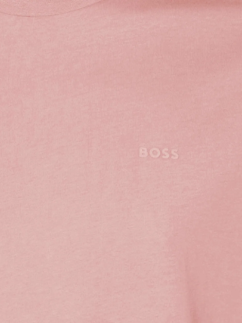BOSS Katoenen-jersey T-shirt met logo-detail Roze