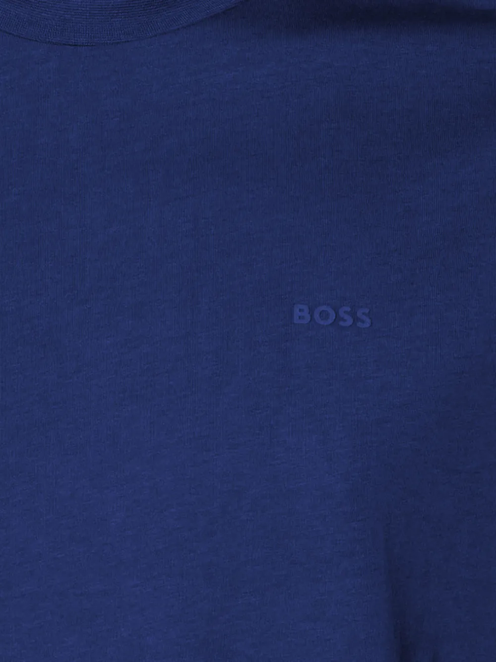 BOSS T-shirt met ronde hals Blauw