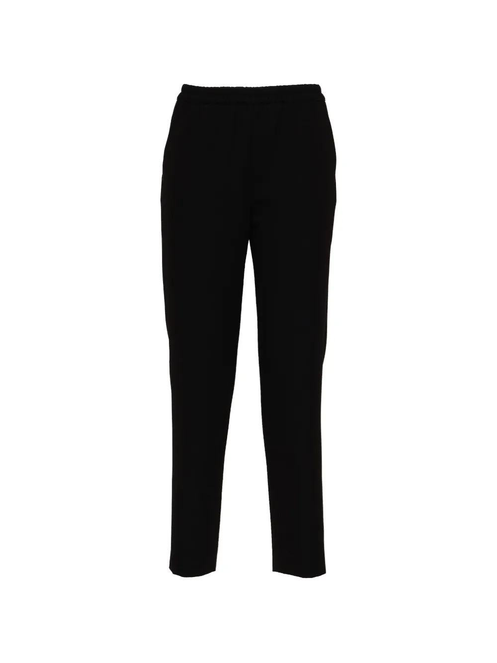 QL2 elasticated-waist straight-leg trousers - Nero