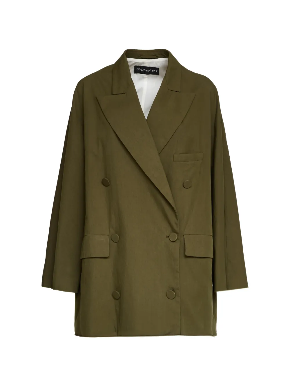 Department 5 double-breasted patch-pocket jacket - Verde